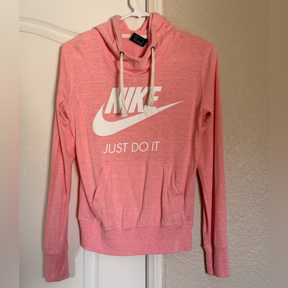 Nike Coral Pink Pullover Hoodie